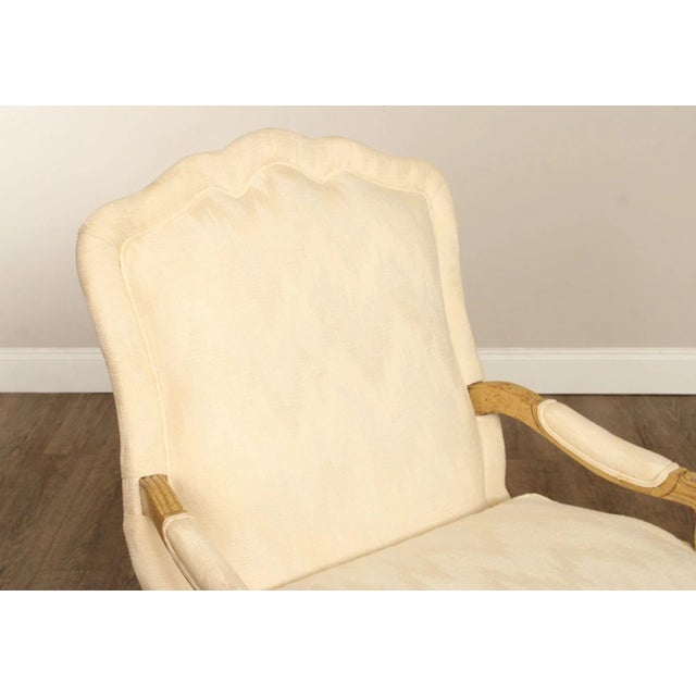 Baker Furniture French Louis XV Style Fauteuil Armchair For Sale - Image 9 of 12