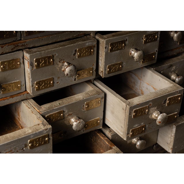 Industrial Metallic Industrial Hardware Cabinet For Sale - Image 3 of 9