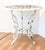 Farmhouse Petite French Bistro Outdoor Table/Distressed White For Sale - Image 3 of 8
