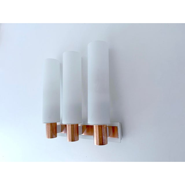 Vintage Sconce in Glass from Kaiser, 1960s For Sale - Image 9 of 14