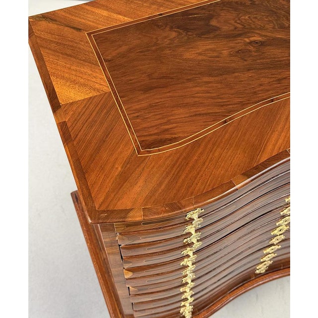 Antique Neoclassical Chest of Drawers with Inlays, 1810s For Sale - Image 9 of 12