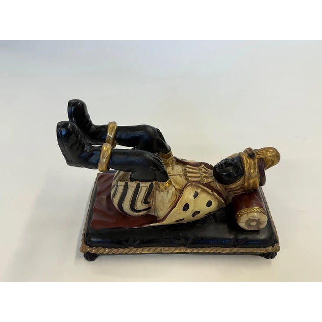 Stylish Resin Bookends With Sultan Figures For Sale - Image 4 of 9