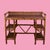 Vintage Rattan and Cane Desk For Sale In West Palm - Image 6 of 6