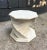 Postmodern Swirled Stack Faux-Stone Octagonal Speckled Side Table For Sale - Image 6 of 7