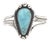 Vintage Southwestern Navajo Style Turquoise Sterling Silver Cuff Bracelet For Sale