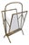 1940s Faux bamboo bronze and brass magazine rack by Maison Baguès For Sale