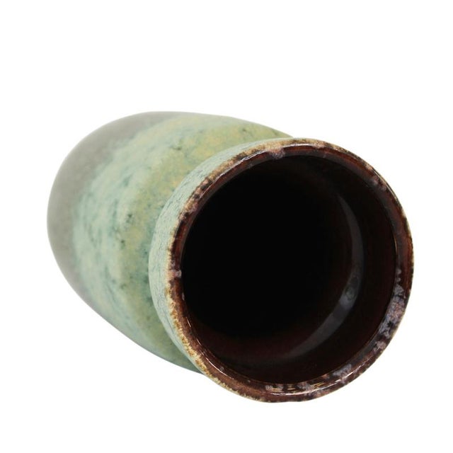 Small West German Pottery Glazed Ceramic Vase, Germany, 1970s For Sale - Image 3 of 10