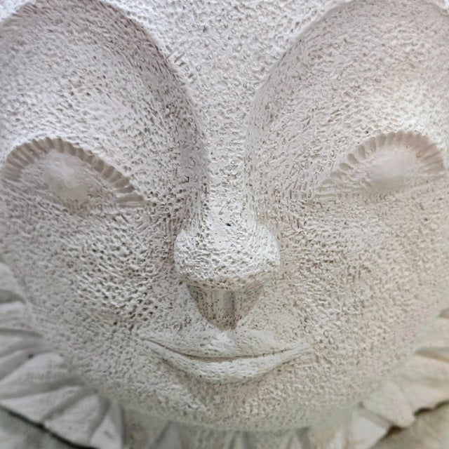 Rustic 1970s Comanche Pottery Sun Sculpture by McCrea – Standing Mississippi Mud Volcanic Texture Brutalist Art For Sale - Image 3 of 11