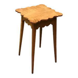 Mid 20th Century American Tiger Maple Stand