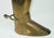 Metal Vintage English Brass Boot Umbrella Stand For Sale - Image 7 of 14