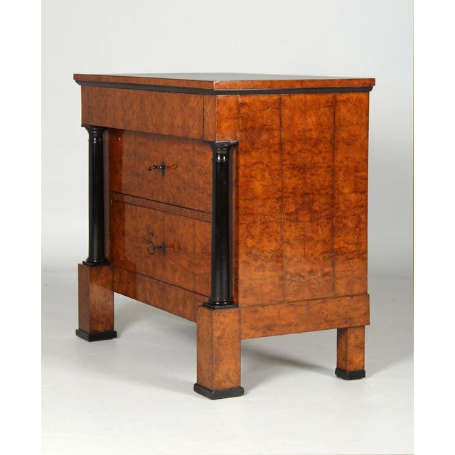 Wood 19th Century German Biedermeier Chest of Drawers, 1820s For Sale - Image 7 of 14