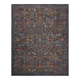 Loloi Winchester Sapphire / Multi 18" x 18" Sample Rug For Sale