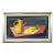 1963 Mid-Century Modern 'Cubist Citrus' Vintage Original Still Life Oil Painting, Framed For Sale