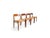 Model 75 Chairs in Teak by Niels Otto Møller for J. L. Møllers, Set of 4 For Sale - Image 4 of 12