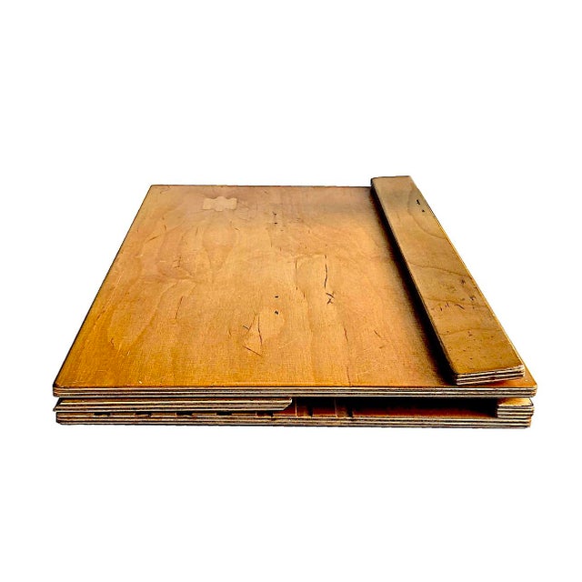 Vintage Arts & Crafts Style Plywood Tabletop Lectern/Bookstand/Easel, Studio Made For Sale In Miami - Image 6 of 13