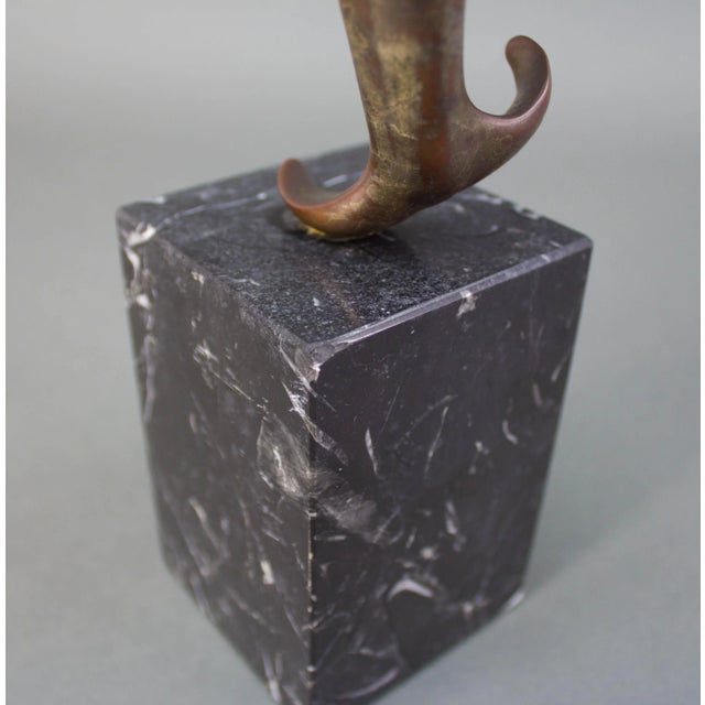 Metal Vintage John Jagger Signed and Numbered Limited Edition Bronze Dolphin Sculpture For Sale - Image 7 of 10