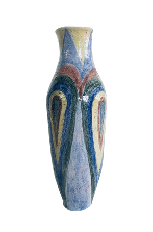 Vintage Handmade Art Studio Pottery Vase, 1980s