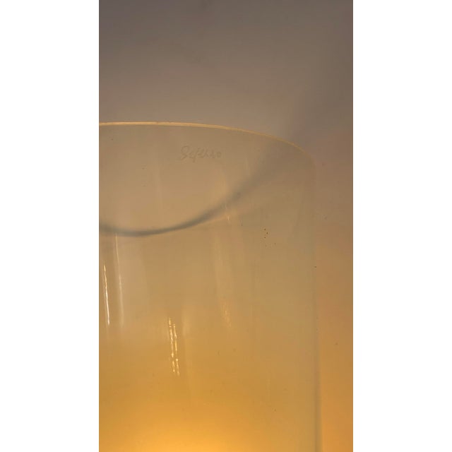 Pair of Murano blown glass appliques, handcrafted by the Seguso company. They are signed Seguso. Classic style wall lamp....