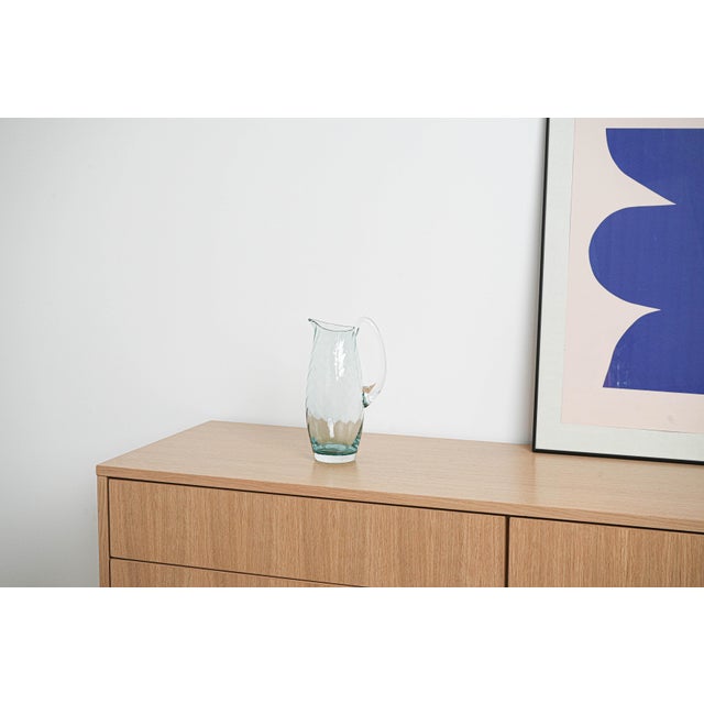 Glass Italian Glass Jug, 1970s For Sale - Image 7 of 8