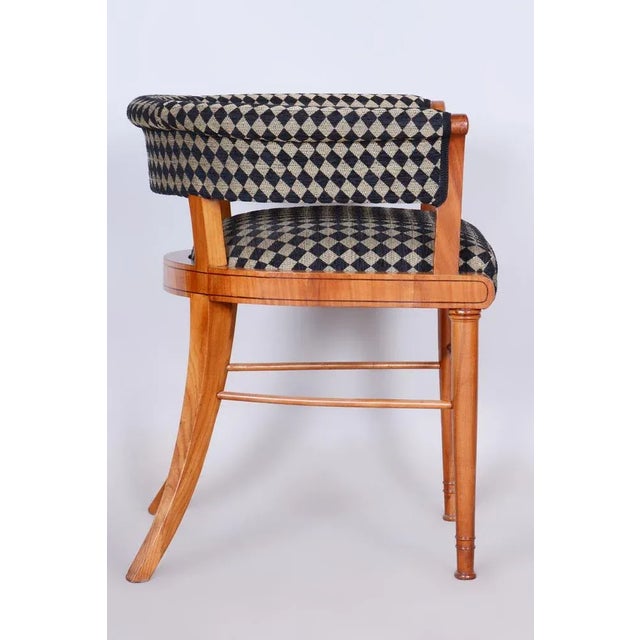 Biedermeier Armchair in Cherrywood and Ebony, Vienna, Austria, 1820s For Sale - Image 6 of 12