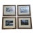 1970s Lionel Barrymore Gold Foil Print Etchings - Set of Four For Sale