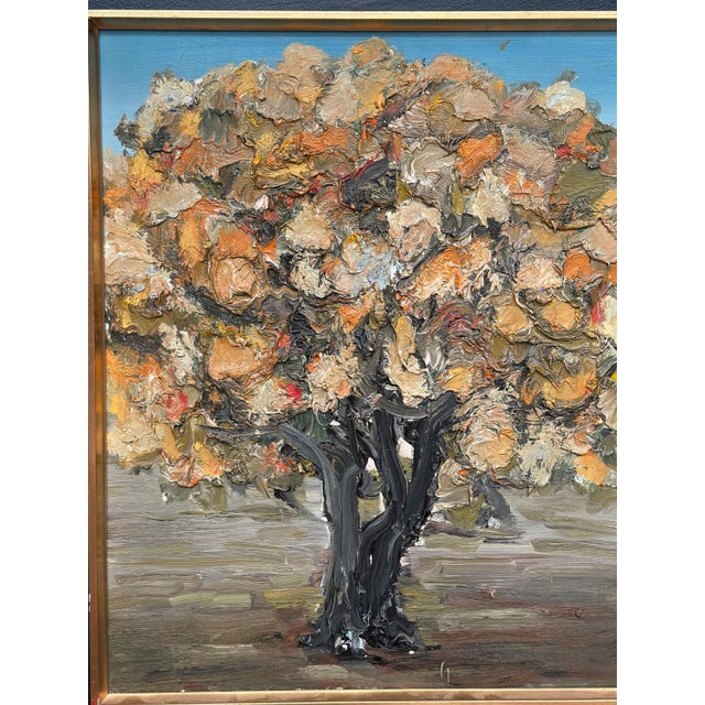 Nils Olsson, Chestnut Tree in Bloom, 1950s, Oil Painting on Canvas, Framed For Sale - Image 6 of 18