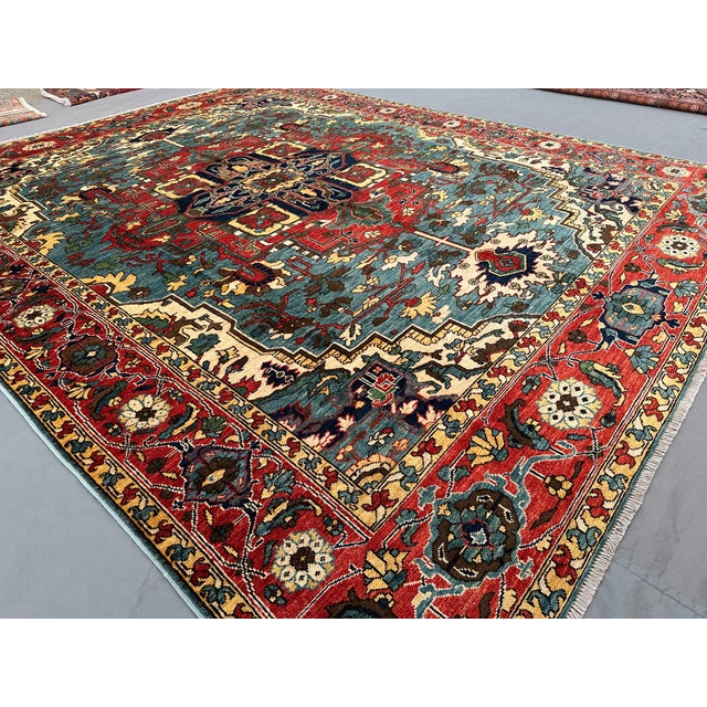 2000 - 2009 Persian Boho Chic Tribal Veg Dye 8x10 Rug For Sale - Image 5 of 9