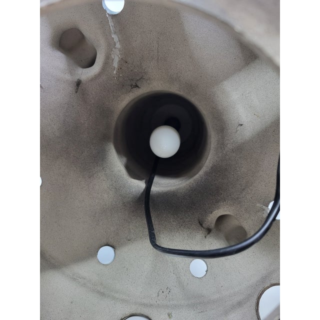 Blue Vintage French Floor Lamp from Vallauris, 1950s For Sale - Image 8 of 16