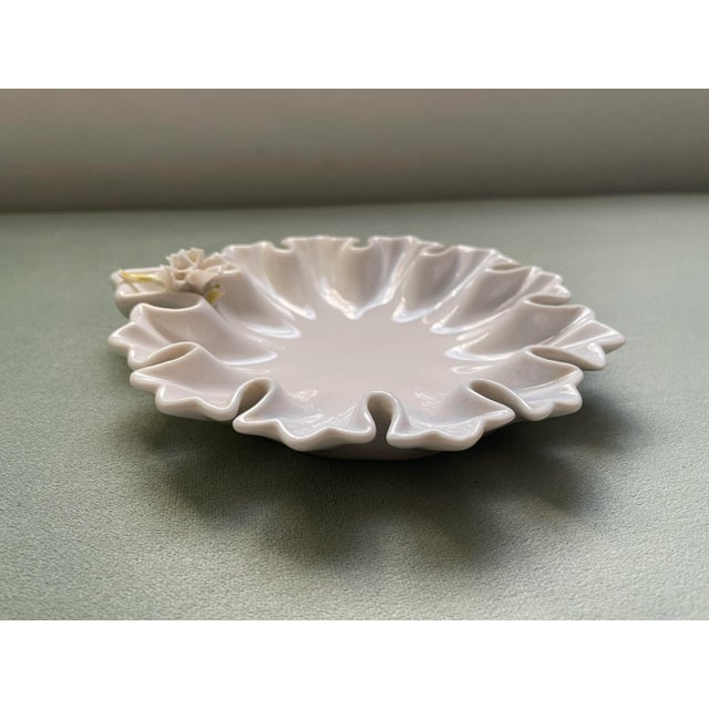 Mid 20th Century Mid 20th Century Scalloped Edge Trinket Dish For Sale - Image 5 of 10