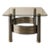 Vintage Romeo Rega (Designer) Chrome, Brass and Glass Top Coffee Table For Sale