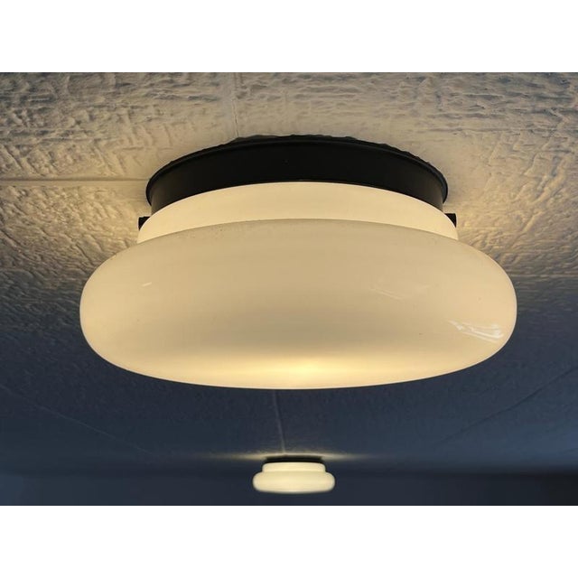 1970s Design Midcentury Wall or Ceiling Lamps, Flushmounts, 1970s, Set of 2 For Sale - Image 5 of 7