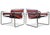 Bauhaus Wassily B3 Armchair in Chrome and Tan Leather from Marcel Breuer For Sale - Image 3 of 12