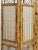 Mid 20th Century Vintage Bamboo Chippendale Style Four Panel Room Divider For Sale - Image 5 of 7