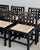 1980s Vintage Postmodern DS3 Dining Chairs in Black Wood with Rush Seats by Charles Rennie Mackintosh for Cassina, 1980s, Set of 6 For Sale - Image 5 of 18