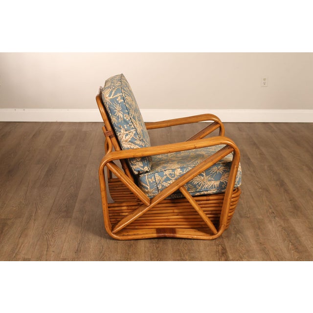 Paul Frankl Pair Of Pretzel Rattan Lounge Chairs For Sale - Image 18 of 18