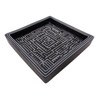 Domino Plate by Stig Lindberg for Gustavsberg, 1950s For Sale