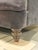 Metal Ethan Allen Hyde Sofa in Camby Indigo Performance Fabric With Nickel Nailhead Trim For Sale - Image 7 of 10