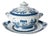 Mottahedeh Historic Charkston Blue Canton Tureen and Underplate For Sale