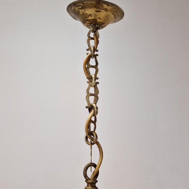 Italian Cut Crystal Hanging Lantern, 1900 For Sale - Image 9 of 13