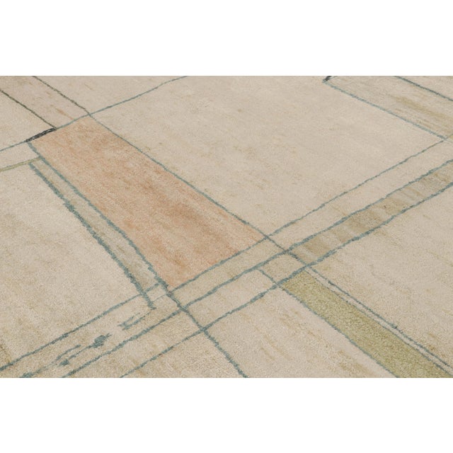 Rug & Kilim’s Contemporary Abstract Rug With Minimalist Geometric Patterns For Sale In New York - Image 6 of 7