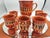 Brown Mid-Century Bulgarian Jug and Cups, 1960s, Set of 7 For Sale - Image 8 of 8