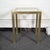 Mid-Century Modern Vintage Satin Finish Brass Side Table For Sale - Image 3 of 9