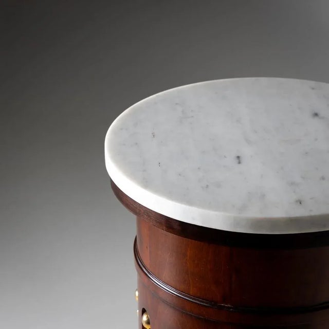 2nd Half 19th Century Empire Column with Fire-Gilt Appliqués For Sale - Image 6 of 7