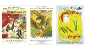 Bundle- 3 Assorted Marc Chagall Sorlier-Mourlot Lithographs