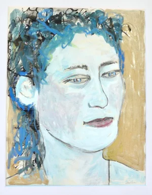 Martha Holden "Portrait of a Woman" Contemporary Painting