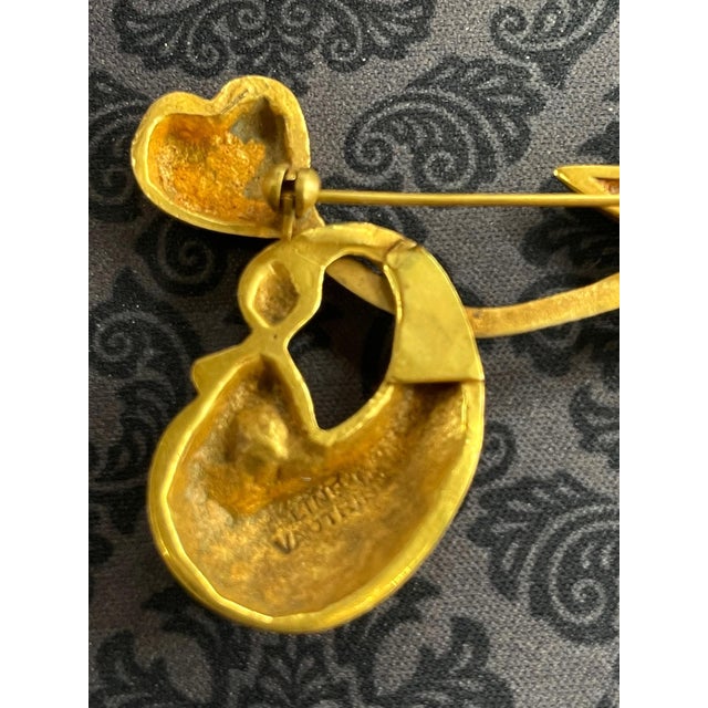Bronze Brooch by Line Vautrin For Sale - Image 9 of 11