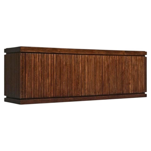 Freestanding Sideboard in Oak, Belgium, 1970 For Sale - Image 17 of 17