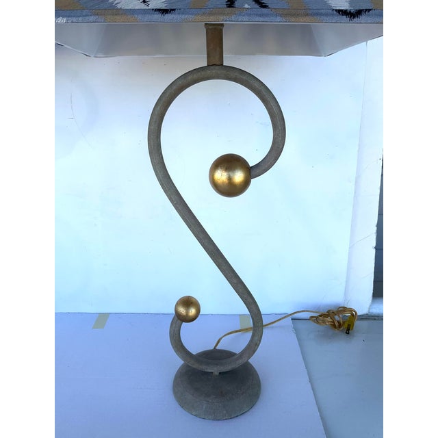 Contemporary Late 20th Century Minimalist S- Form Lamps, a Pair For Sale - Image 3 of 10