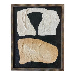 2025 "Egiziana" Abstract Minimalist Painting on Canvas by r.k. Red For Sale