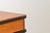 Pair of bedside tables made of zebrawood with a single drawer each, designed to be wall-mounted. Rounded corners and...